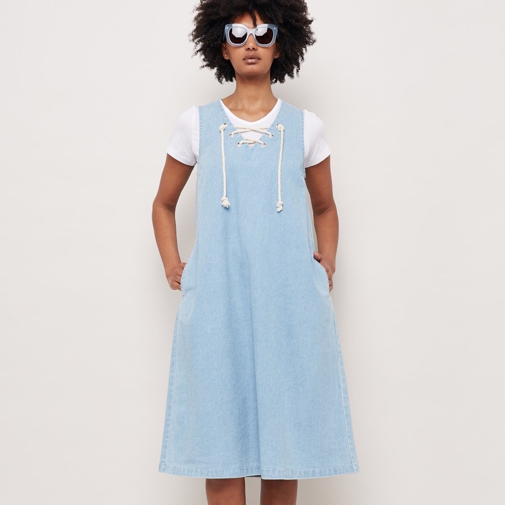 Gorman Denim Light Blue Dress US S AU 6